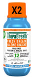 NEW TheraBreath Fresh Breath Oral Rinse - Icy Mint 88.7mL, 2pk