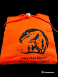 New The Authentic T-shirt Company Every Child Matters kangaroo pocket Hoodie, Sz 2X! NOTE: Actual Print on Sweater shown in comments!