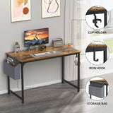 Assembled Mr IRONSTONE Computer Desk 47" has some chips on surface from transport as shown in pics! Retails $120+