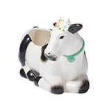 NEW The Pioneer Woman Farmhouse 12 Inch Cow Planter, Ceramic, plant NOT included