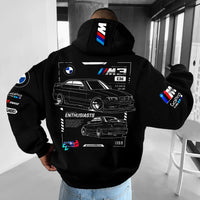 NEW Unisex Oversized Racing BMW Hoodie, Sz L would easily fit XL! Good quality sweater