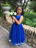 New Beautiful Blue Girls Dress Sz 4-5 Years