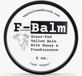 New F-Balm Anti-Aging Tallow Balm 2 oz - All Purpose Grass-Fed Tallow Balm made in Canada by The Tallowed Truth
