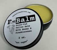 New F-Balm Anti-Aging Tallow Balm 2 oz - All Purpose Grass-Fed Tallow Balm made in Canada by The Tallowed Truth