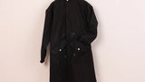NEW Unisex Livity Classic Trench Coat, Black, Men's Sz L