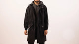 NEW Unisex Livity Classic Trench Coat, Black, Men's Sz L
