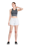 NEW Athletic Works Women's Seamless Sports Bra, Grey, Sz XXL