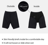 NEW Retails $50, Charmo Womens Plus Size Swim Shorts High Waisted Swimsuit Shorts Boyleg Swim Bottoms, Sz 3XL