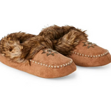 NEW Canadiana Women's Moccasin Slippers, Sz 7
