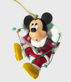 NEW IN ORIGINAL BOX MICKEY CHRISTMAS ORNAMENT Christmas Magic Retired Christmas Tree Ornament Mickey Mouse Tangled in Lights Disney #101