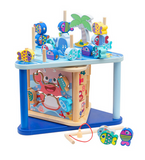 NEW Retails $45, Wooden Activity Cube Multifunctional Baby Activity Center Sea World Fishing Game | Montessori Toys | Threading Game | Bead Maze | Beads Counting | Number Recognition| Good Gift Choice