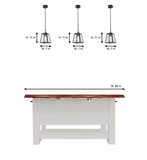 NEW Retails $82, Hampton Bay Knightley 1-Light Matte Black and Glass Mini Pendant