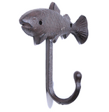 NEW Cast Iron Fish Hook - Rust