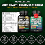 NEW Retails $83, MuscleMax Sea Moss Blend, 60 capsules
