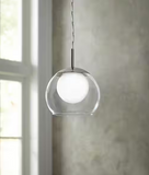 NEW Retails $105, Melinda 40-Watt Equivalence Chrome Integrated LED Mini Pendant