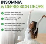 NEW Sealed, Insomnia And Depression Drops Body Care Drops Relieve Body Stress And Fatigue Care Soothing Sleep Care Oil Melatonin Drops Adult Help Night Sleep Improve Insomnia For Adult Massage Oil Skin Care Essential Oil (30ml), Exp: 07/11/26