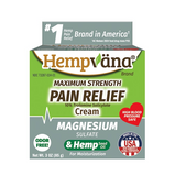 NEW Sealed Hempvana Magnesium Sulfate Pain Relief Cream, BB: 07/27
