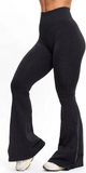 NWT Retails $86, Buffbunny Seamless Flare Legging, Black, Sz XL, Regular Length
