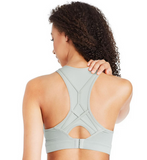 NEW Athletic Works Women's Racerback Bra, Sage Green, Sz L