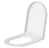 NEW Retails $132, Duravit Starck 3 Elongated Closed Toilet Seat in White