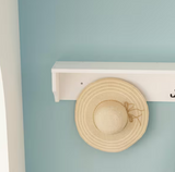 NEW IN BOX Retails $245+ Wayfair White Wood Shoe Storage Bench, Coat Hanger (Shoe Storage, Bench & Hanger)