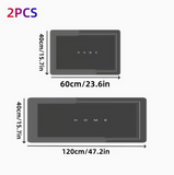 NEW Two-Piece Set of Absorbent Mats, Diatomite Floor Mat, Non-Slip Kitchen Mat, Washable, Suitable for Indoor Use in Kitchens and Bathroom Entrances