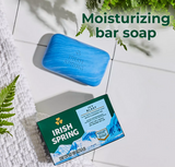 New Packaging Distressed, Irish Spring Icy Blast Deodorant Bar Soap for Men, 3ct