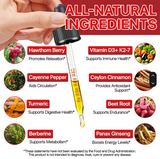 NEW Sealed OneBtanicl Vegan Cayenne Pepper Liquid Drops Metabolism Support Natural Organic Cayenne Pepper Extract Supplements Mix Drops, BB: 06/27