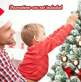NEW IN BOX Retails $180, Costway 7.5-ft Flocked Artificial Christmas Tree, Unlit, 1346 snow flocked tips