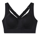 NEW Athletic Works Women's High Impact Bra, Black, Sz M