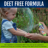 NEW Retails $13+ ™ Travel Size 12-Hour Deet-Free Insect Repellent Pump Spray, 100Ml