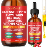 NEW Sealed OneBtanicl Vegan Cayenne Pepper Liquid Drops Metabolism Support Natural Organic Cayenne Pepper Extract Supplements Mix Drops, BB: 06/27