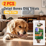 NEW Sealed Natural Beef Tail Bones for Dogs - Long-Lasting Dental Chew, Rawhide-Free & Digestible Dog Treats, Single Ingredient Grass-Fed Beef, BB: 05/27