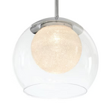 NEW Retails $105, Melinda 40-Watt Equivalence Chrome Integrated LED Mini Pendant