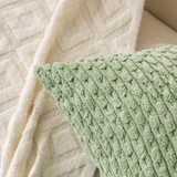 NEW Retails $74, Set Of 2 Sage Green Decorative Throw Pillow Covers 18x18 Inch Corduroy Pillow Covers For Bed Couch Sofa Living Room Soft Square Cushion Cases
