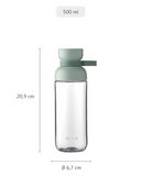 Retails $28+ NEW Tritan ECO Water bottle Mepal Vita 500 ml - Nordic sage, Leakproof with carry loop, 2 openings for easier drinking, refilling and cleaning. Made in Netherlands!