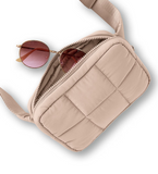 NEW Mytagalongs Women's Belt Bag, Cream! Wear around waist or crossbody