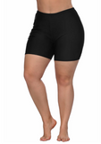 NEW Retails $50, Charmo Womens Plus Size Swim Shorts High Waisted Swimsuit Shorts Boyleg Swim Bottoms, Sz 3XL