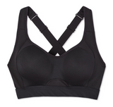 NEW Athletic Works Women's High Impact Bra, Black, Sz M