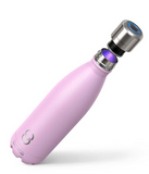 NEW CrazyCap 2.0 UV Water Purifier & Self Cleaning Stainless Steel Insulated Water Bottle - Turns Any Water Source Into Clean Drinkable Water - Perfect for Hiking, Camping, Travel and Survival, Blush