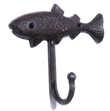 NEW Cast Iron Fish Hook - Rust