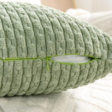 NEW Retails $74, Set Of 2 Sage Green Decorative Throw Pillow Covers 18x18 Inch Corduroy Pillow Covers For Bed Couch Sofa Living Room Soft Square Cushion Cases