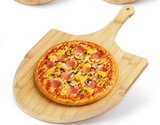 NEW 1 Pc Wooden Pizza Peel 15.7 Inches Bamboo Pizza Peel Cutting Board Pie Platters Paddle Spatula with Handle for Baking Oven Vegetables Fruits Cheese Board Homemade Kitchen Accessory