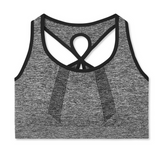 NEW Athletic Works Women's High Impact Bra, Grey, Sz L