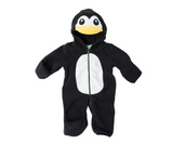 NEW Retails $55, Penguin Fleece Bunting Baby Onesie, Sz 18-24 months