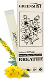 NEW Sealed GreenMist Dual Herbal Diffuser Pen Set - Ashwagandha Relaxation Pen for Anxiety Relief & Mullein Lung Diffuser for Respiratory Support | 800 Uses Each, All-Natural Botanicals, BB: 09/27