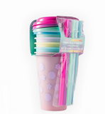 NEW TAL 5-Pack Color Changing Cups 12oz, magical cups transform with every pour of your favorite cold beverage