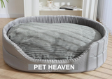 NEW Pet Bed Double Sided Available All Seasons Big Size Extra Dog Bed House Sofa Kennel Soft Fleece Pet Dog Comfort, Grey, Sz Medium
