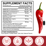 NEW Sealed OneBtanicl Vegan Cayenne Pepper Liquid Drops Metabolism Support Natural Organic Cayenne Pepper Extract Supplements Mix Drops, BB: 06/27