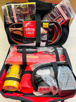 New Deluxe Auto Emergency/First Aid kit tool kit! This kit is loaded with first aid & auto essentials!!